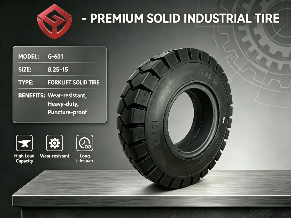 825 15 Solid Forklift Tire 825 15 Solid Forklift Tire